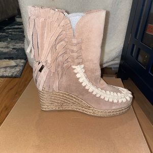Mou inner wedge booties